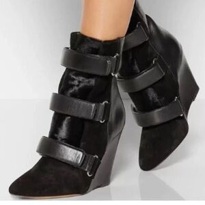 Isabel Marant Pony Hair Heel Boots